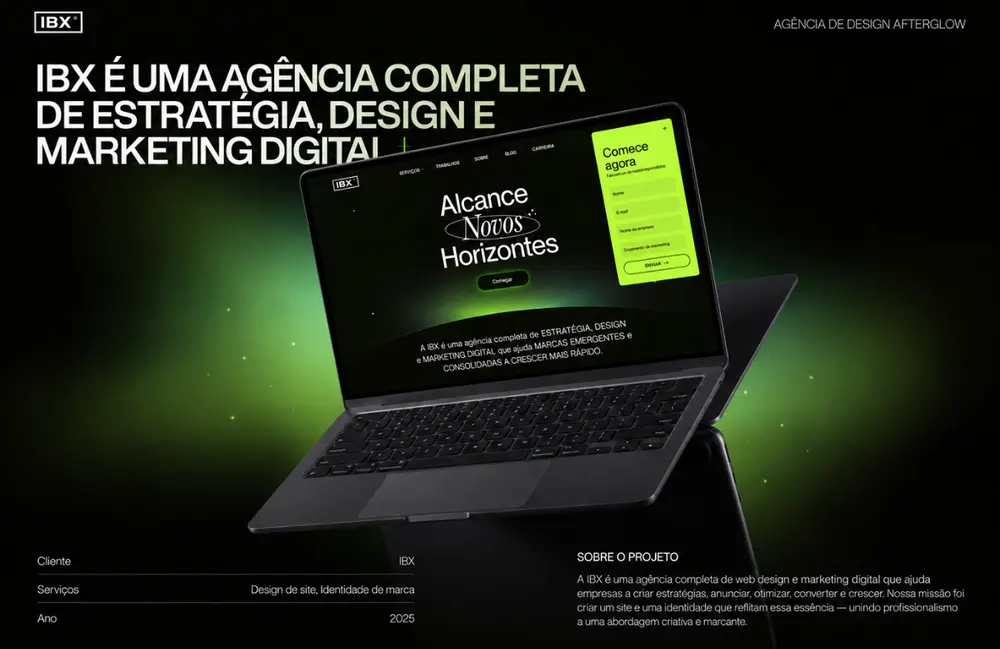 Design de sites e aplicativos móveis