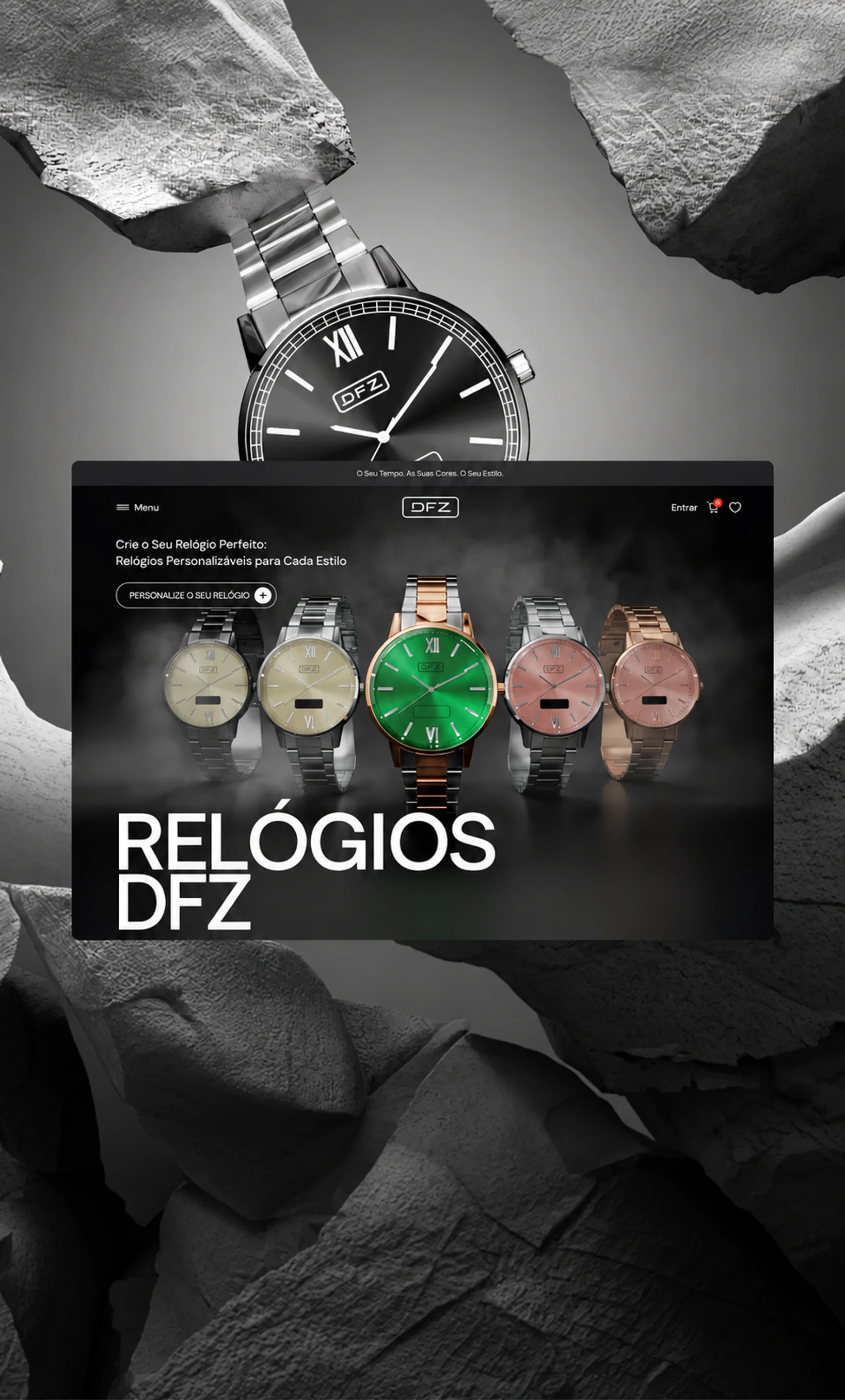 Página inicial da loja DFZ Watch