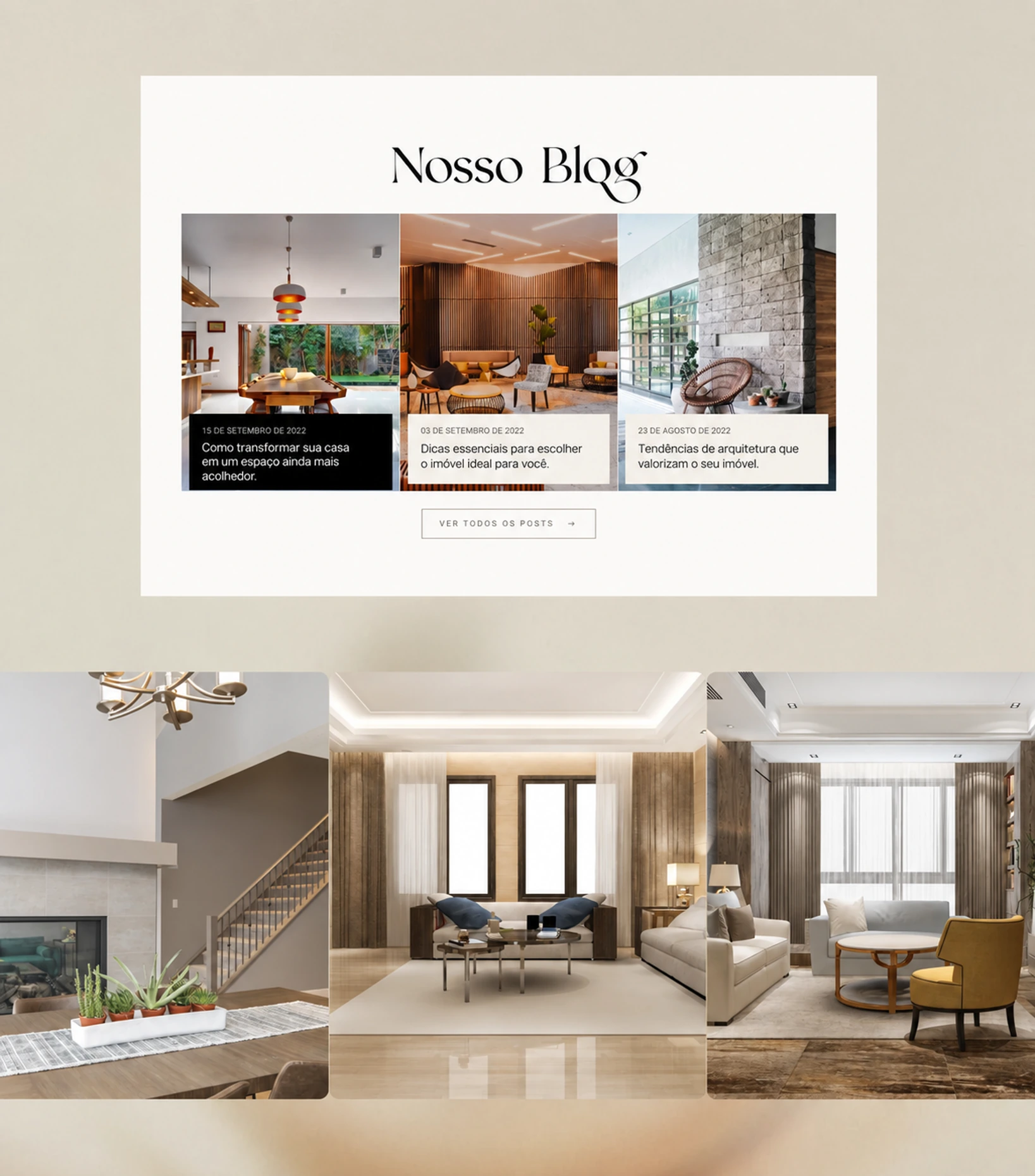 Página de detalhe de imóvel da Domus Immobilien Kultur