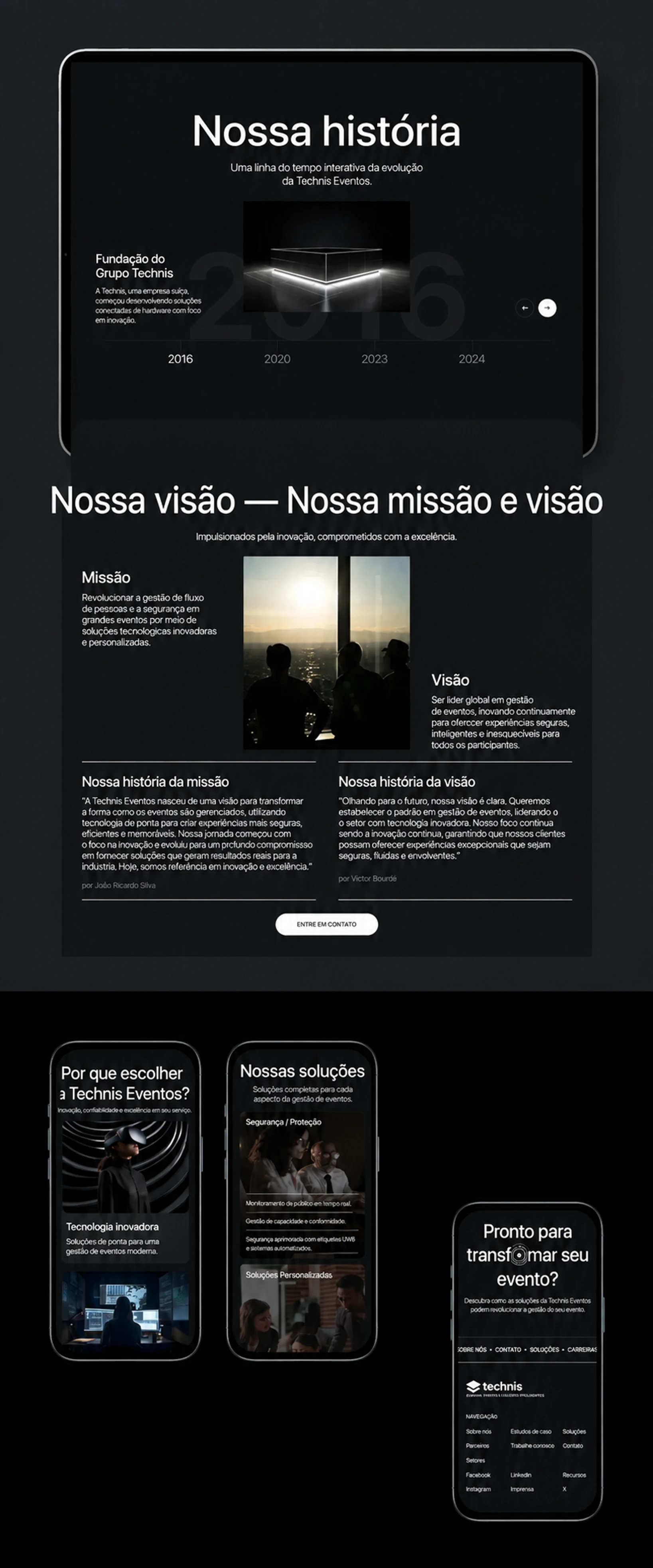 Apresentação da tecnologia de inteligência espacial da Technis