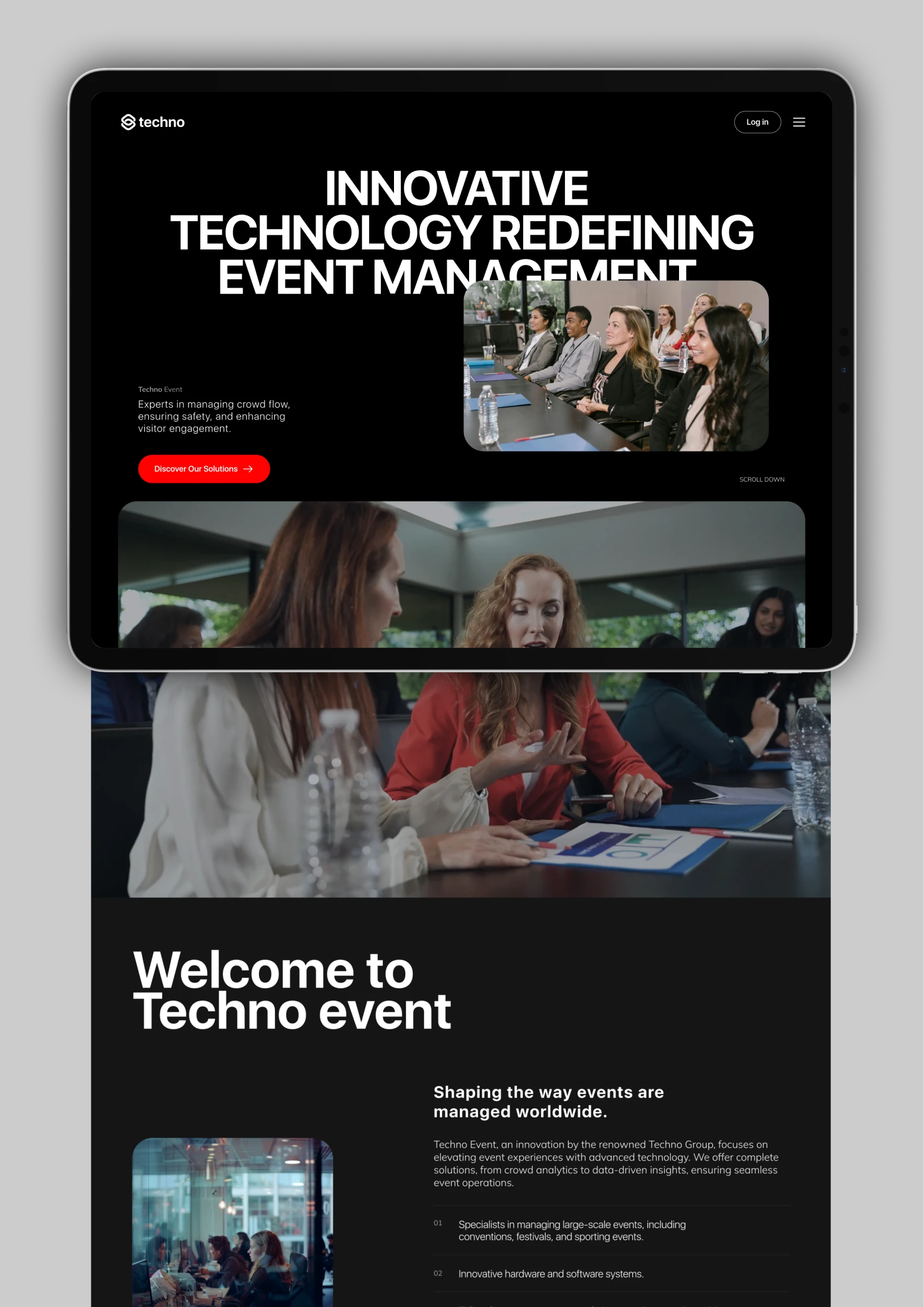 Conteúdo estruturado do site da Techno