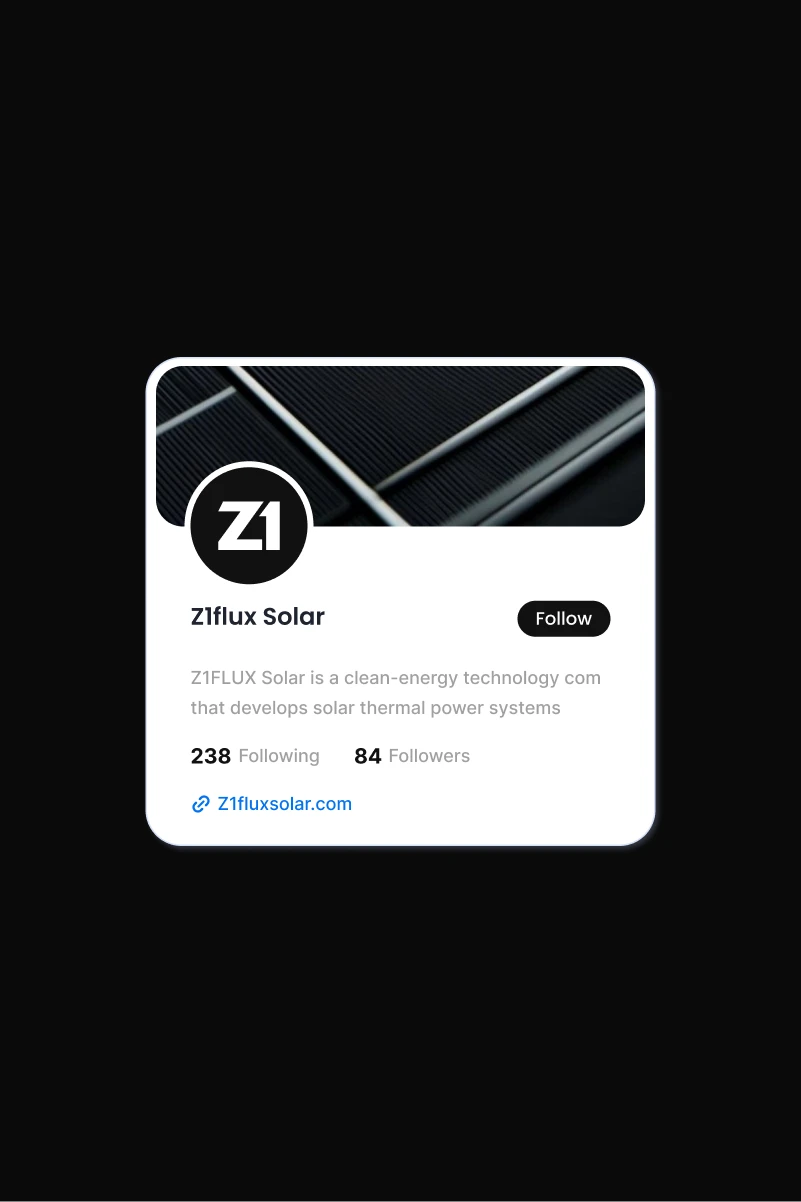 Site da Z1Flux Solar em dispositivo móvel